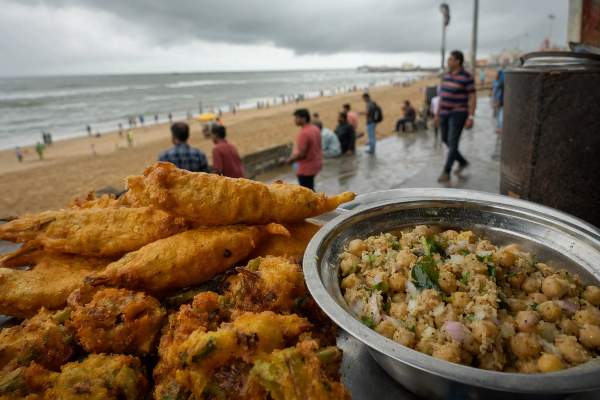 Chennai Marina Beach Snacks in Monsoon: Sundal, Bajji & Safety by Anya Sharma on AllBlogs