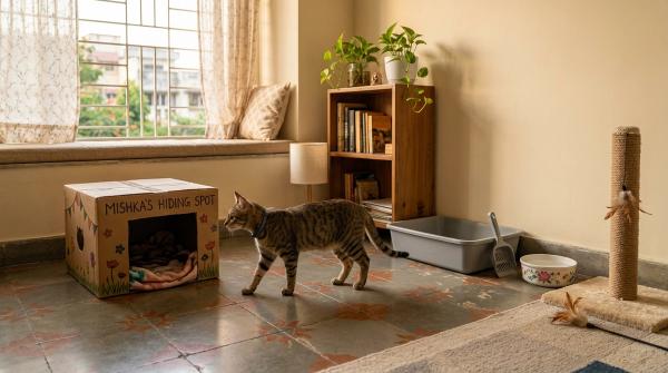 The First 30 Days With an Adopted Cat in an Indian Apartment by Leena Thomas on AllBlogs
