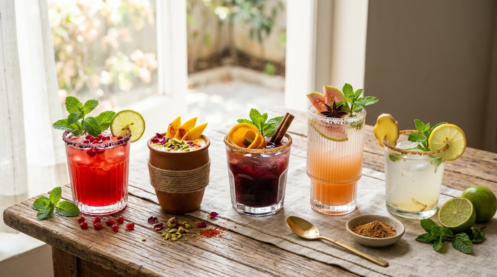 Indian Mocktail Garnishes: Herbs, Spices, Salt Rims and Easy Serving Ideas by Sanjeev Kapur