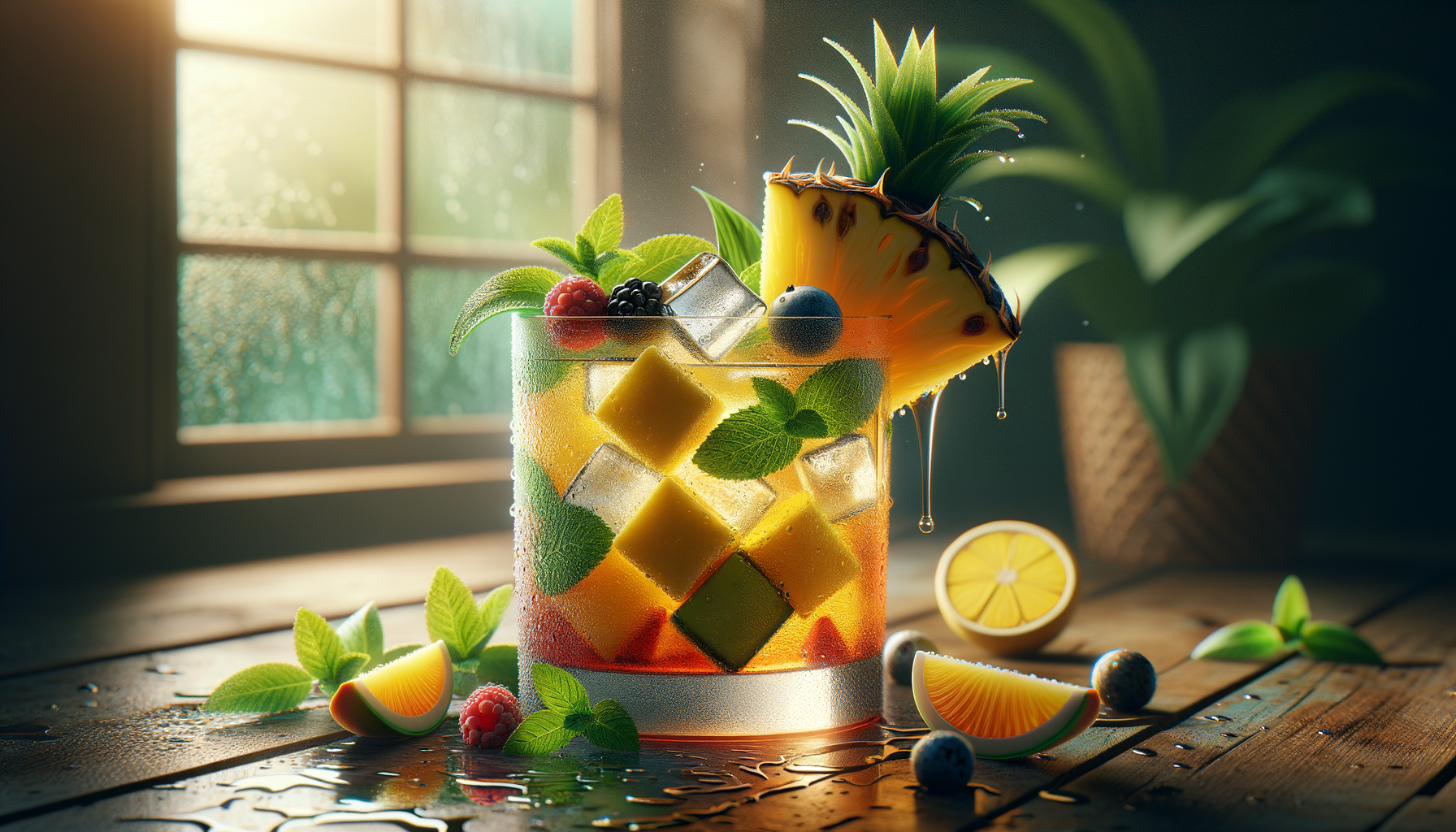 Pineapple vs. Mango Mojito: The Ultimate Summer Fruit Battle by Vishruti Patel Pineapple vs. Mango Mojito: The Ultimate Summer Fruit Battle by Vishruti Patel