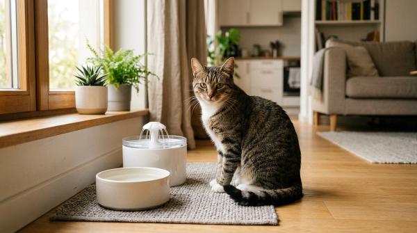 Cat Water Fountain vs Bowl: What Should Small-Apartment Cat Parents Buy? by Leena Thomas on AllBlogs
