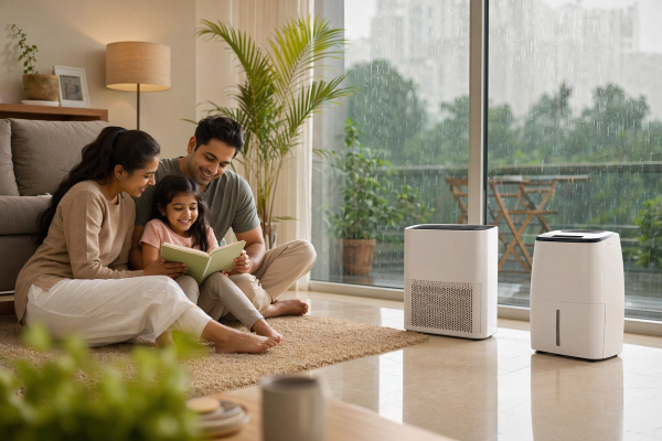 Air Purifier vs Dehumidifier for Indian Monsoon Homes by Meera Iyer on AllBlogs Air Purifier vs Dehumidifier for Indian Monsoon Homes by Meera Iyer on AllBlogs