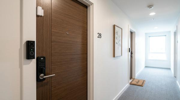 Video Doorbell vs Door Sensor vs Smart Lock: What Should Apartment Residents Buy First? by Nisha Kapoor on AllBlogs Video Doorbell vs Door Sensor vs Smart Lock: What Should Apartment Residents Buy First? by Nisha Kapoor on AllBlogs
