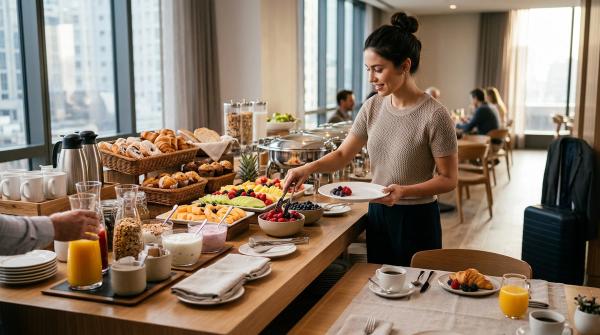 Hotel Breakfast Buffet Etiquette for Travelers: Timing, Takeaway Rules, and Smart Plates by Astra Voyager on AllBlogs