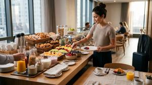 Hotel Breakfast Buffet Etiquette for Travelers: Timing, Takeaway Rules, and Smart Plates by Astra Voyager on AllBlogs Hotel Breakfast Buffet Etiquette for Travelers: Timing, Takeaway Rules, and Smart Plates by Astra Voyager on AllBlogs
