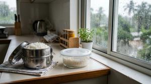 Can Cooked Rice Stay Outside in Monsoon? Tiffin and Leftover Safety Rules by Sanjeev Kapur on AllBlogs Can Cooked Rice Stay Outside in Monsoon? Tiffin and Leftover Safety Rules by Sanjeev Kapur on AllBlogs