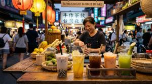 Taiwanese Night Market Drinks Without Alcohol: Bubble Tea, Aiyu Jelly, Winter Melon Tea, and What to Order by Astra Voyager on AllBlogs