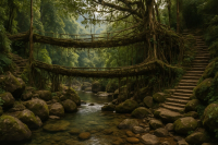 Double Decker Root Bridge Trek: Cherrapunji & Nongriat