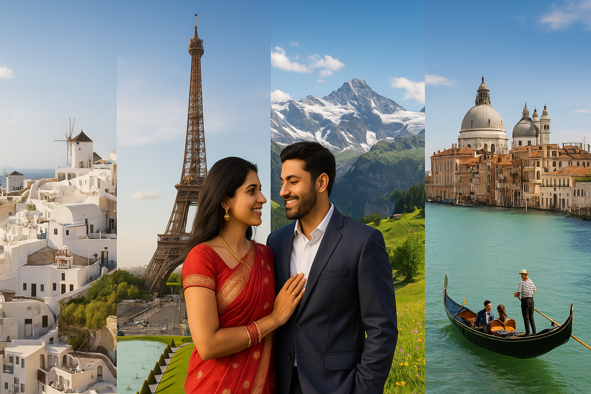 Best Honeymoon Destinations in Europe for Indians by Astra Voyager