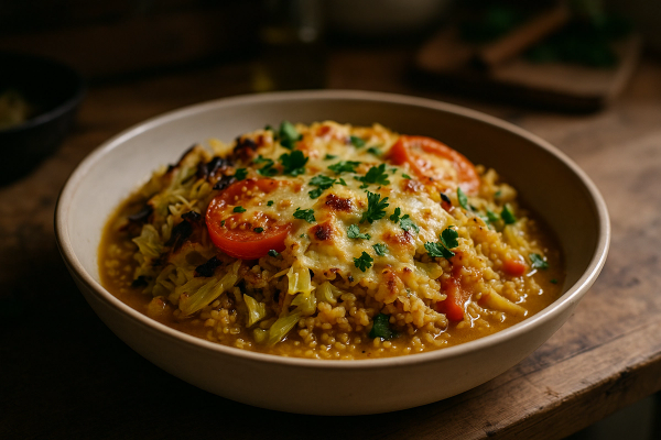 One-Pot Cabbage Khichdi | High-Fibre Lentil Comfort Bowl