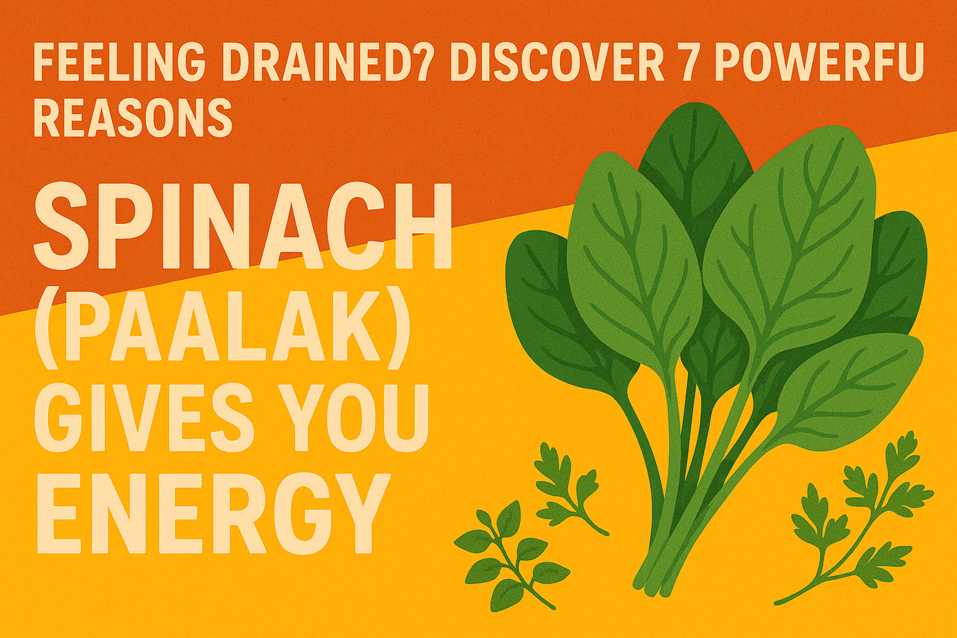 7 Reasons Spinach (Paalak) Boosts Energy & Fights Fatigue by Vishruti Patel 7 Reasons Spinach (Paalak) Boosts Energy & Fights Fatigue by Vishruti Patel