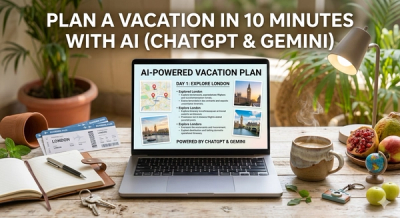 Plan a Vacation in 10 Minutes With AI (ChatGPT & Gemini)
