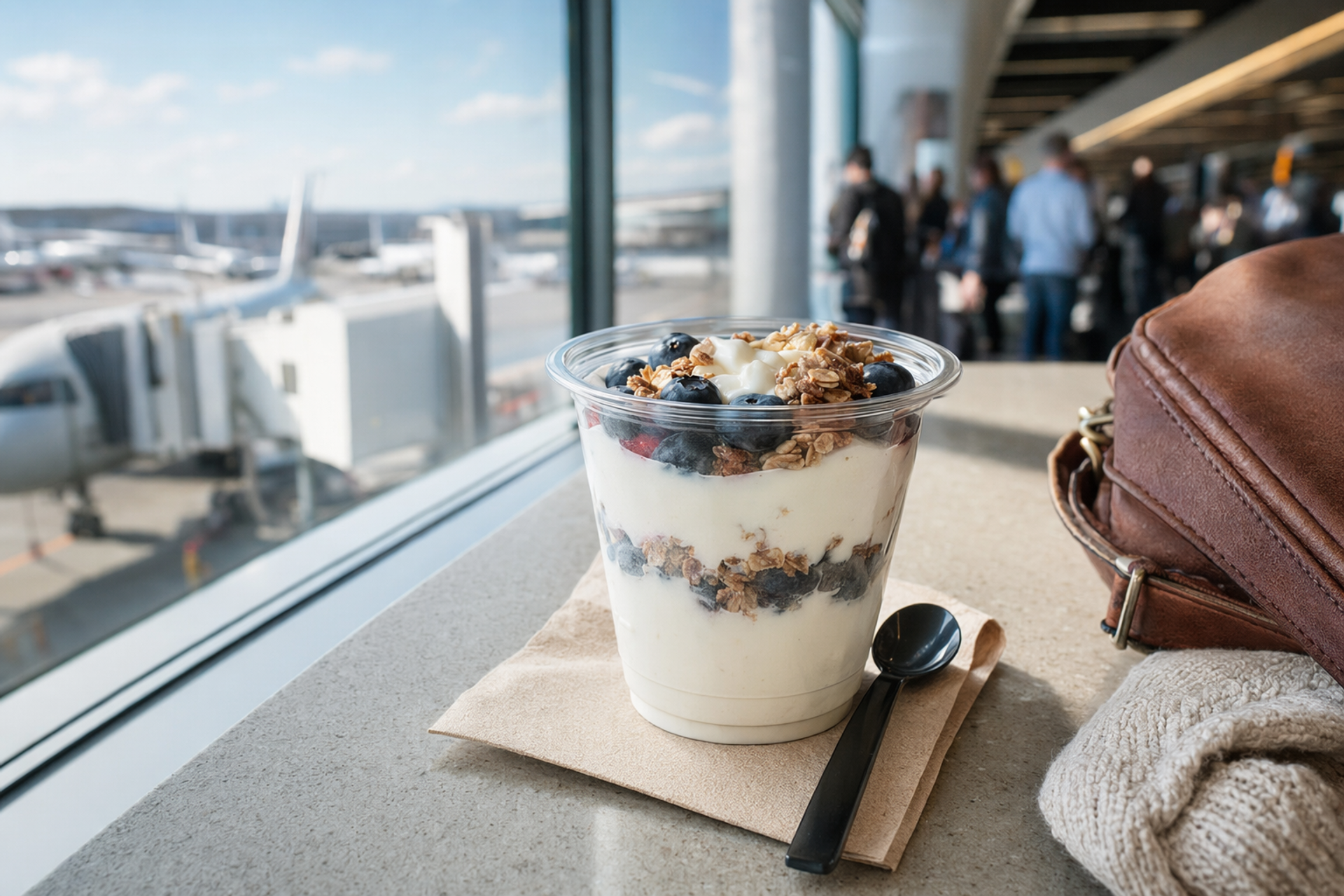 Airport Yogurt Parfait TSA Rules & Dairy Safety by Vishruti Patel Airport Yogurt Parfait TSA Rules & Dairy Safety by Vishruti Patel