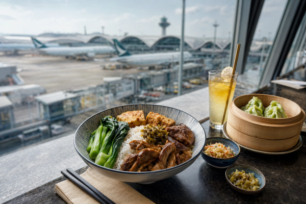 Hong Kong Airport Vegetarian Food Guide for Indian Layovers by Astra Voyager on AllBlogs