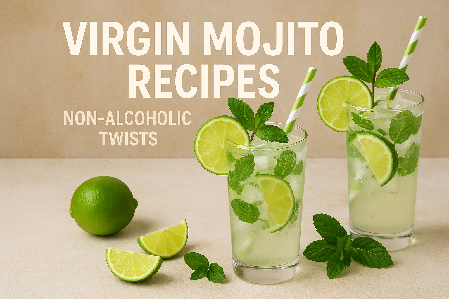Virgin Mojito Recipes: Non-Alcoholic Twists by Vishruti Patel Virgin Mojito Recipes: Non-Alcoholic Twists by Vishruti Patel