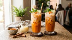 Thai Iced Tea Mocktails: Creamy Cha Yen-Style Drinks Without Alcohol by Sanjeev Kapur on AllBlogs