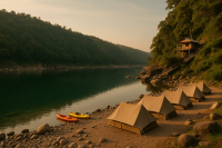 Shnongpdeng Dawki Alternative: River Camping, Kayaking & Cliff Jumps