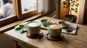 Hojicha Latte vs Matcha Latte: Caffeine, Taste, and When to Choose Each by Sanjeev Kapur on AllBlogs Hojicha Latte vs Matcha Latte: Caffeine, Taste, and When to Choose Each by Sanjeev Kapur on AllBlogs