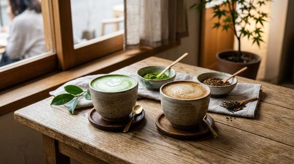 होजिचा लट्टे बनाम माचा लट्टे: कैफीन, स्वाद और कब किसे चुनें by Sanjeev Kapur on AllBlogs होजिचा लट्टे बनाम माचा लट्टे: कैफीन, स्वाद और कब किसे चुनें by Sanjeev Kapur on AllBlogs