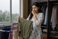 Monsoon Laundry Smell in India: Drying & Wardrobe Fixes