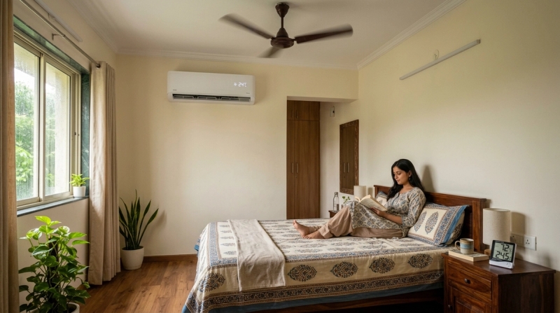 AC Temperature Setting Guide for Indian Apartments: 24°C, Fan Mode, Dry Mode, and Humidity by Arjun Rao on AllBlogs AC Temperature Setting Guide for Indian Apartments: 24°C, Fan Mode, Dry Mode, and Humidity by Arjun Rao on AllBlogs