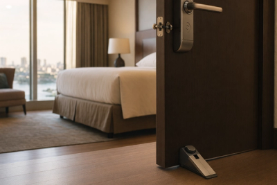 Portable Door Lock vs Doorstop Alarm for Hotels