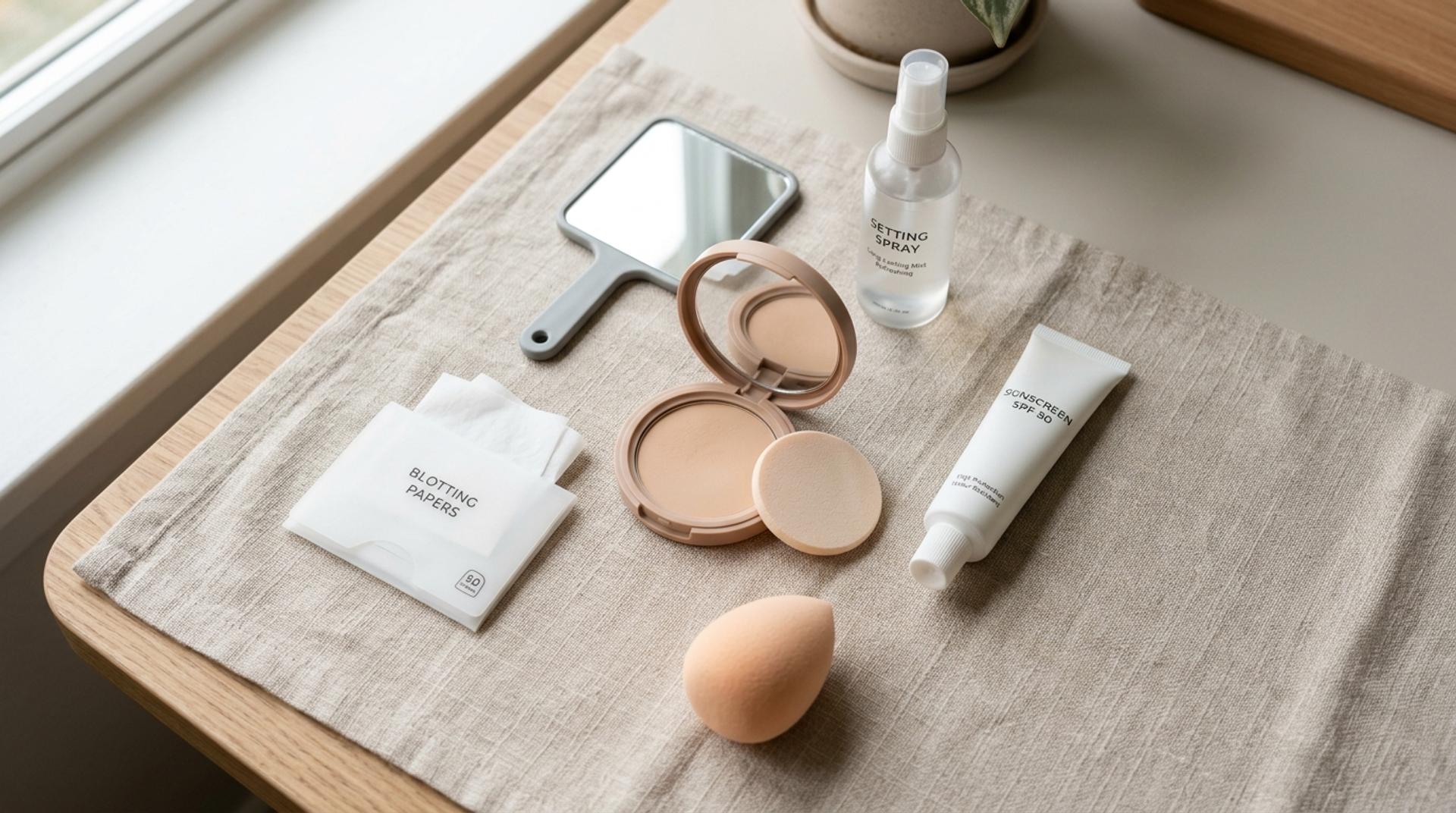 Blotting Paper vs Compact Powder vs Setting Spray: What Should Oily Skin Use in Humid Weather? by Riya Malhotra Blotting Paper vs Compact Powder vs Setting Spray: What Should Oily Skin Use in Humid Weather? by Riya Malhotra