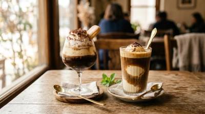 Coffee Dessert Mocktails: Tiramisu Cold Brew, Affogato Floats, and No-Alcohol Café Drinks