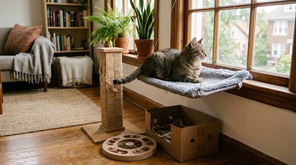 Indoor Cat Enrichment Ideas for Small Apartments by Leena Thomas on AllBlogs