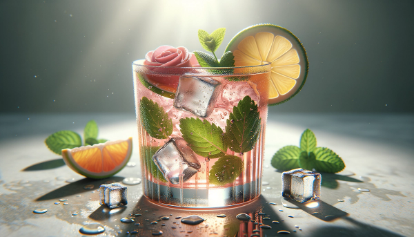Rose Lemonade Mojito Recipe: Delightful Floral Mocktail