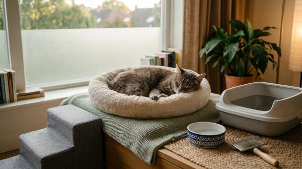 Senior Cat Care Checklist: Vet Visits, Food, Litter Box and Home Comfort by Leena Thomas on AllBlogs