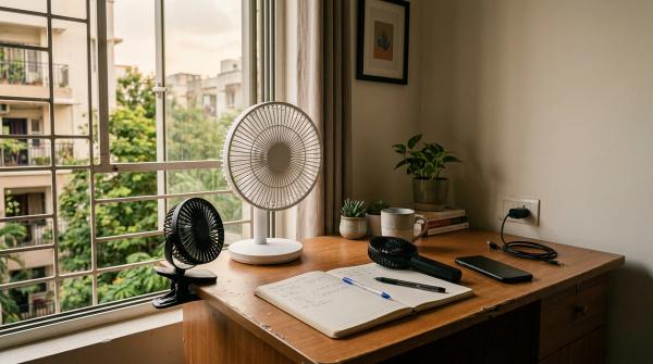 Rechargeable Fan Buying Guide for Indian Power Cuts: Table Fan, Clip Fan or Handheld? by Hetvi Patel on AllBlogs