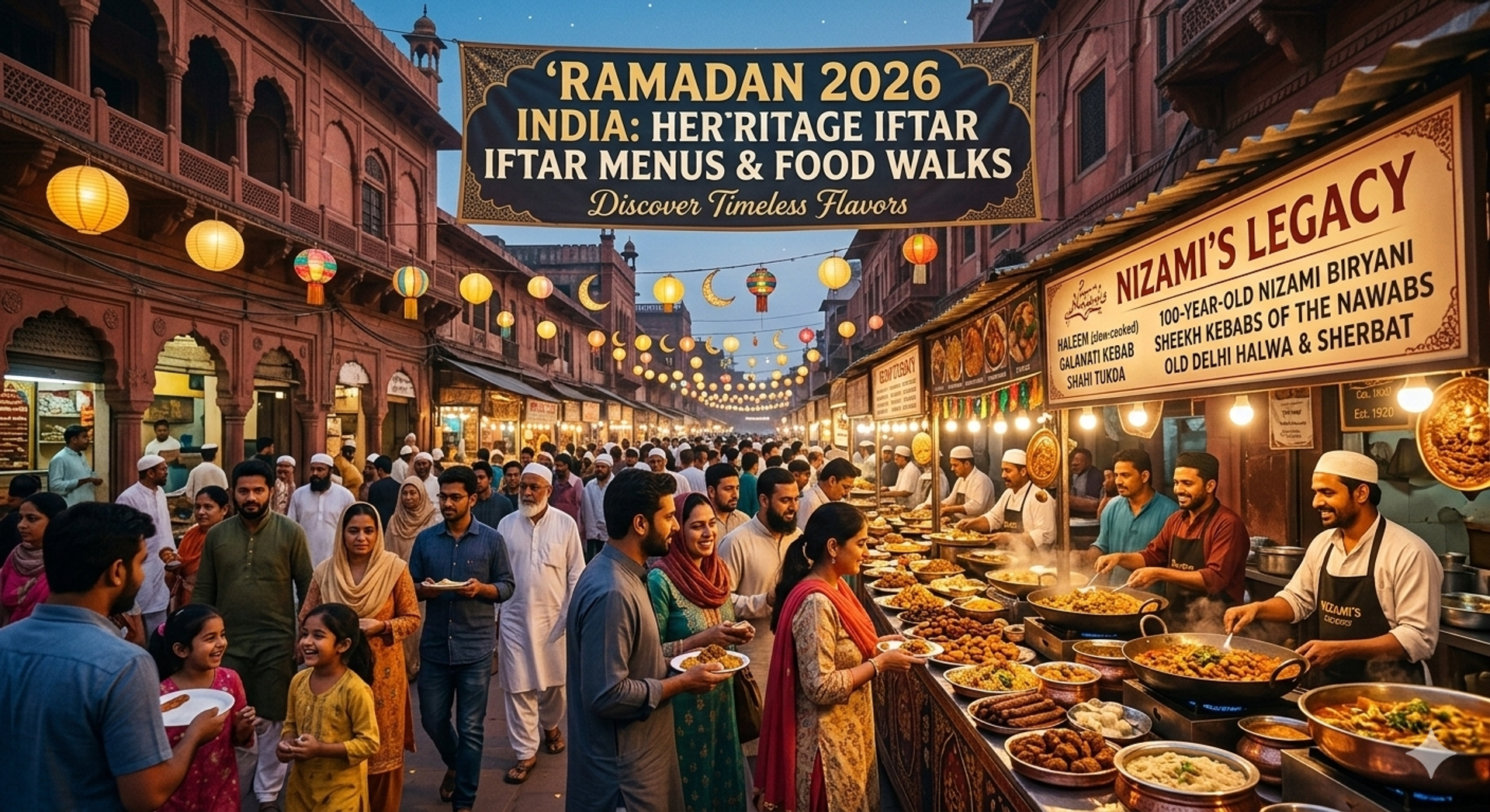 Ramadan 2026 India: Heritage Iftar Menus & Food Walks by Astra Voyager