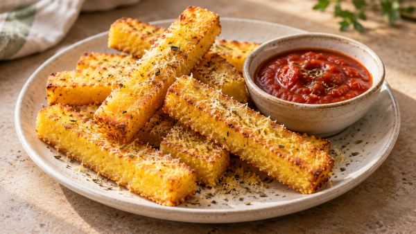 Baked Polenta Fries: Crisp Edges, Creamy Centres by Kavya Trivedi on AllBlogs