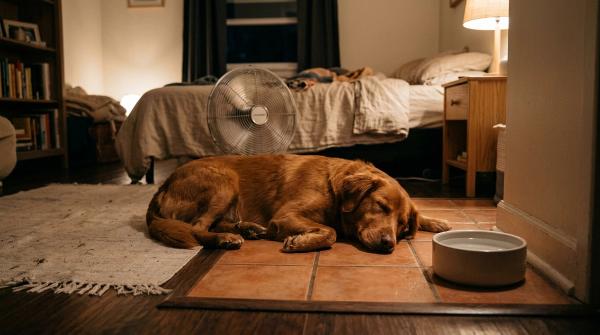 Dog Panting at Night in Hot Weather: Vet Red Flags and Cooling Checklist