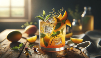 Spicy Mango Lemonade Mocktail Recipe