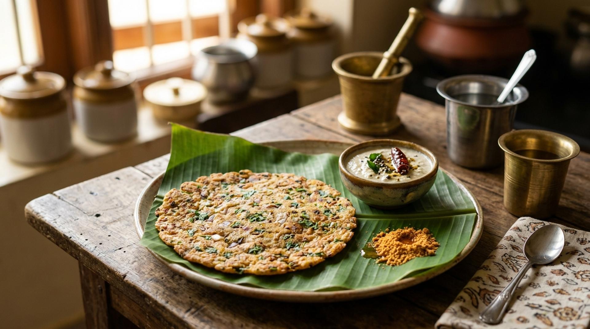 Akki Rotti Recipe: Karnataka Breakfast With Coriander and Onion by Meera Iyer
