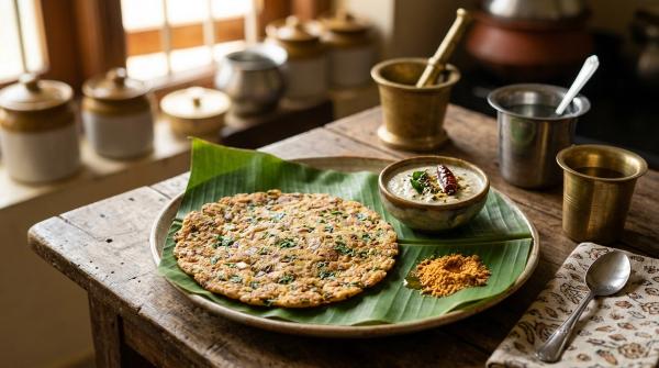 Akki Rotti Recipe: Karnataka Breakfast With Coriander and Onion