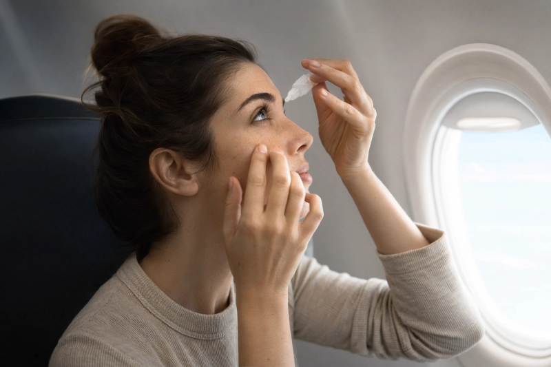 Dry Eyes on Flights: Contact Lens and Eye Drop Tips by Hetvi Patel on AllBlogs Dry Eyes on Flights: Contact Lens and Eye Drop Tips by Hetvi Patel on AllBlogs