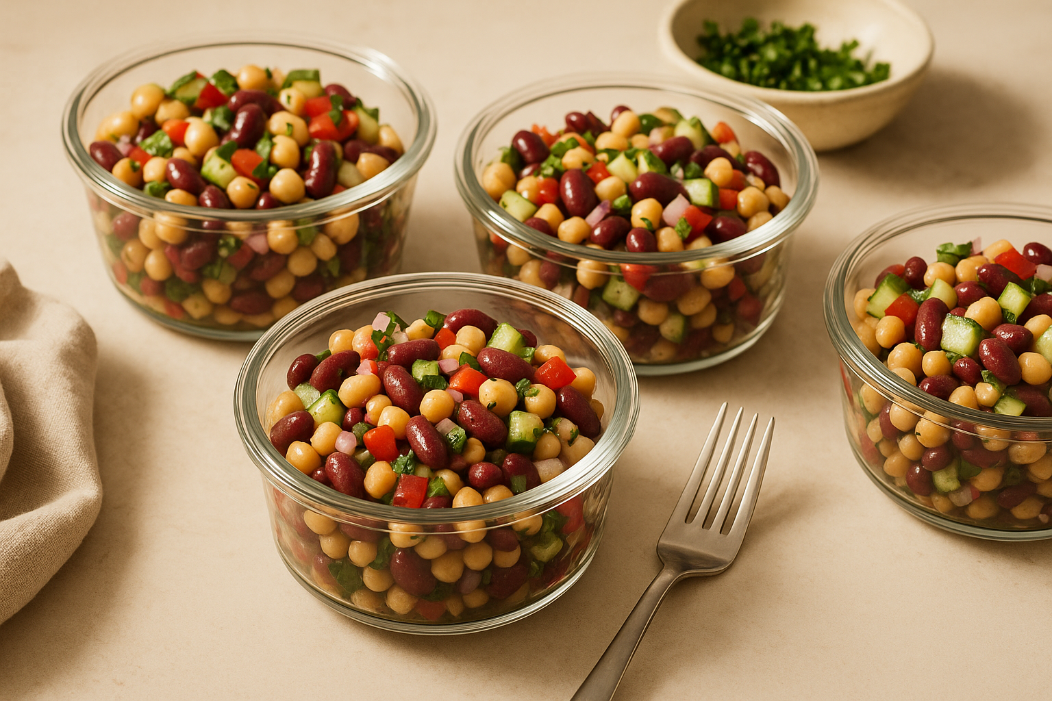 10 Bean Salad Lunches for Easy, Flavorful Meal Prep by Hetvi Patel 10 Bean Salad Lunches for Easy, Flavorful Meal Prep by Hetvi Patel