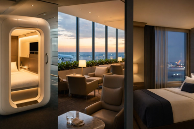 Airport Sleep Pod vs Lounge vs Transit Hotel