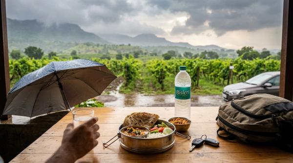 Nashik Vineyard Food in Monsoon: Meals, Water and Safe Driving by Bhavya Bhut on AllBlogs
