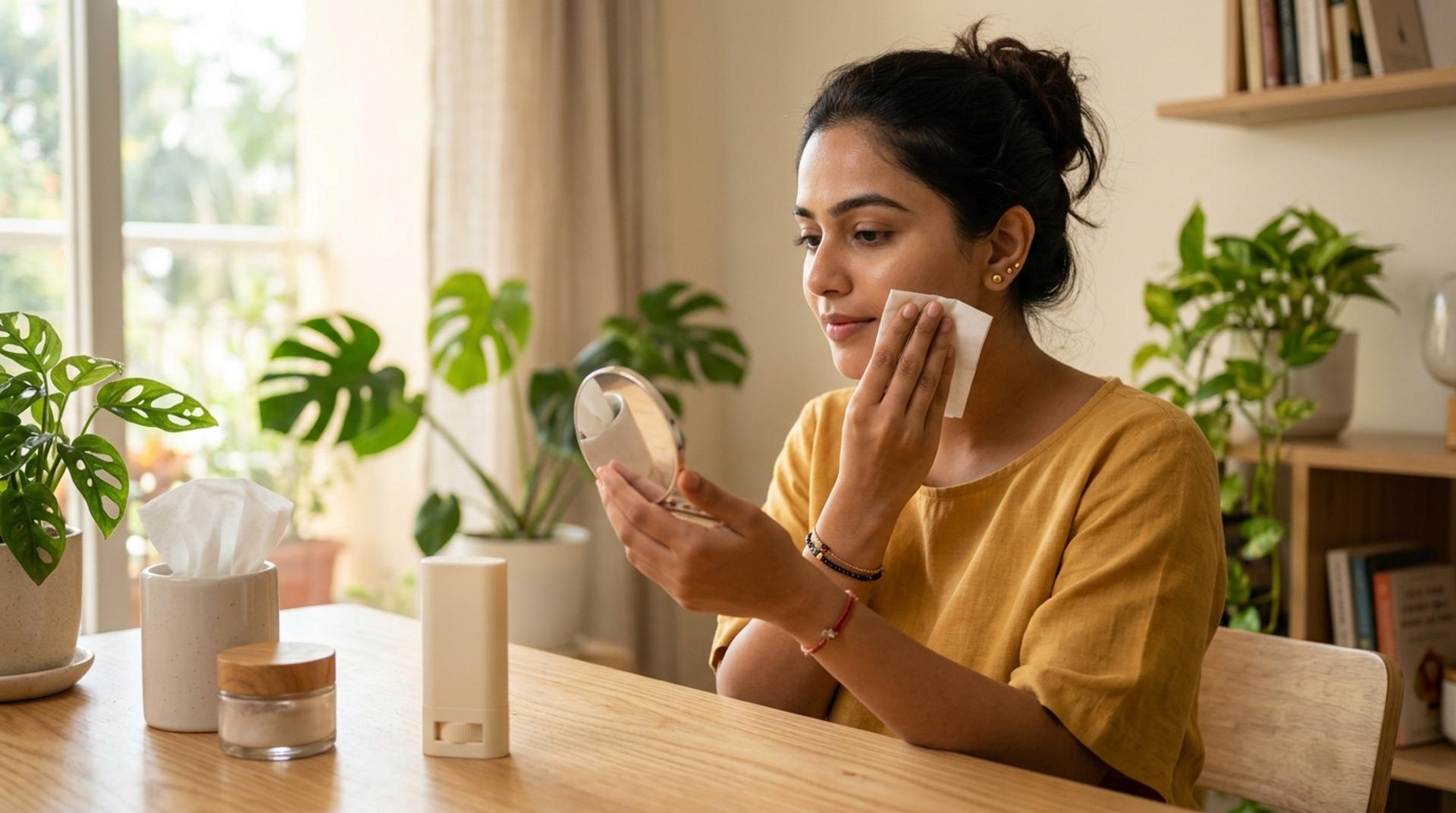 How to Reapply Sunscreen Over Makeup in Humid Weather by Riya Malhotra