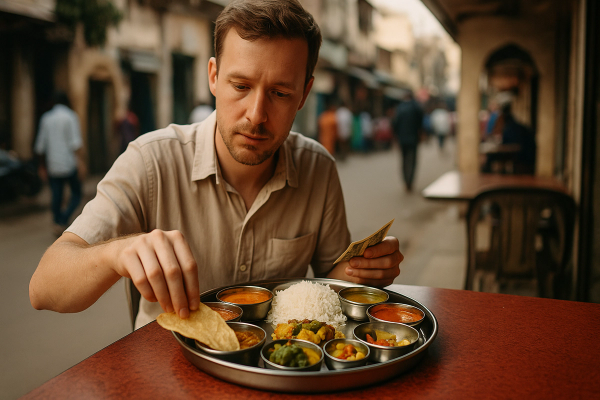Indian Restaurant Etiquette for Foreigners: Thali & Tipping by Sage Wanderlust on AllBlogs