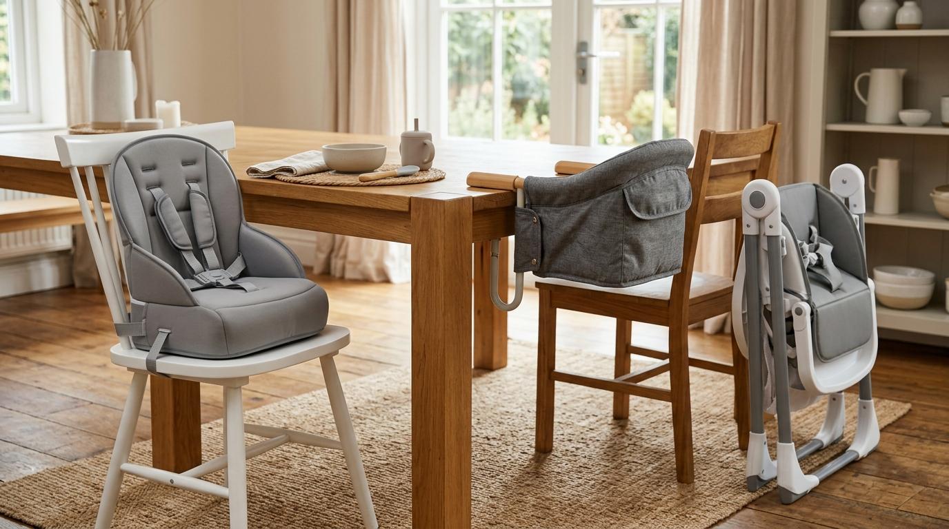 Portable High Chair vs Booster Seat vs Clip-On Seat: What Should New Parents Buy? by Karan Malhotra Portable High Chair vs Booster Seat vs Clip-On Seat: What Should New Parents Buy? by Karan Malhotra