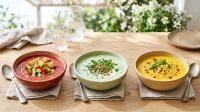 Cold Soup Lunches for Hot Weather: Gazpacho, Cucumber and Corn Bowls
