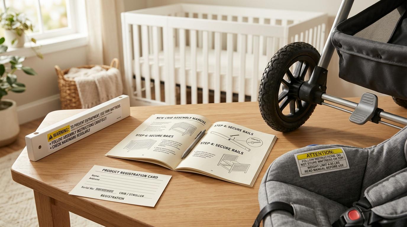Baby Gear Recall Checklist: What New Parents Should Check Before Buying by Rhea Menon Baby Gear Recall Checklist: What New Parents Should Check Before Buying by Rhea Menon