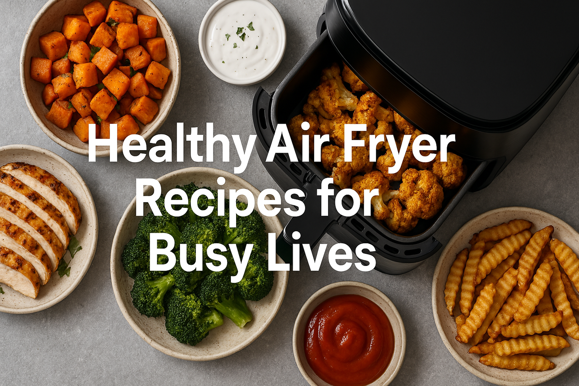 Healthy Air Fryer Recipes for Busy Lives | Ditch Takeout! by Komal patel 