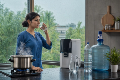 Safe Drinking Water in Indian Monsoon: Boil, RO or Bottled?