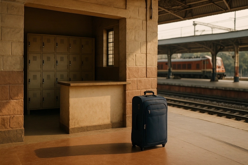 भारत में रेलवे स्टेशन क्लॉकरूम नियम: शुल्क, आईडी और सुरक्षा by Anya Sharma on AllBlogs भारत में रेलवे स्टेशन क्लॉकरूम नियम: शुल्क, आईडी और सुरक्षा by Anya Sharma on AllBlogs